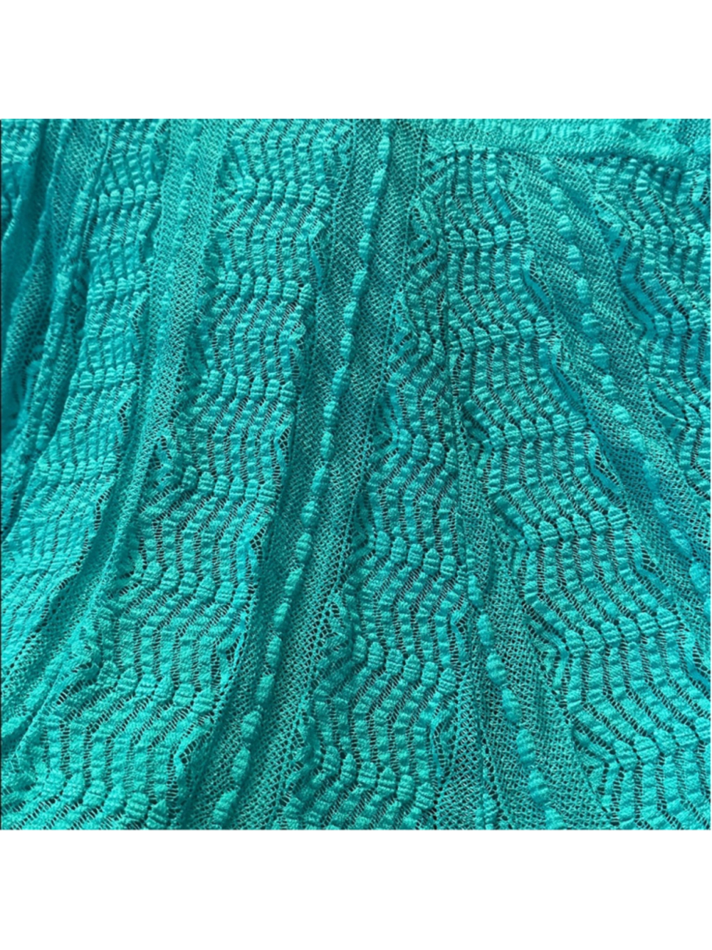 Rabbit Rabbit Designs Teal Turquoise Lace Dress - Picture 11 of 11